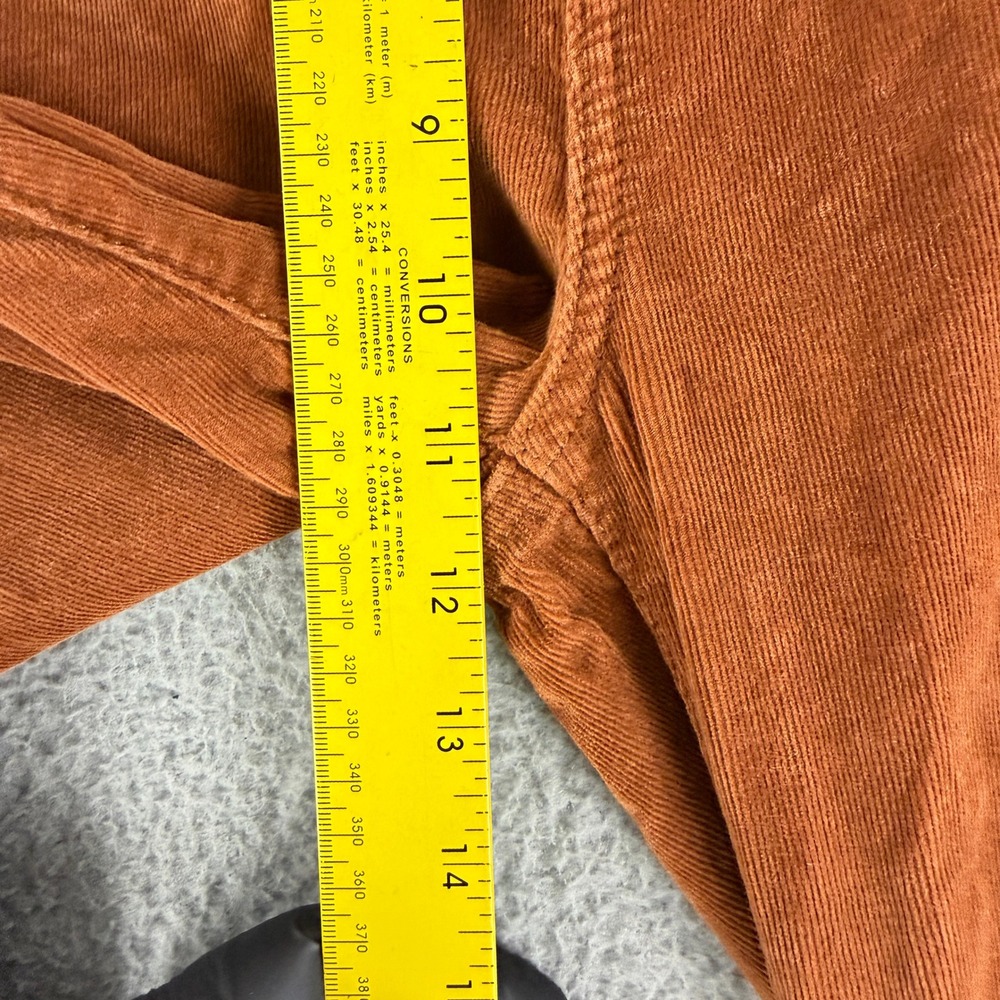 Free People Just Float On Flare Jeans Womens 27 Rust Orange Corduroy Bell Bottom - Picture 7 of 16